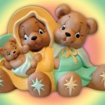 Ceramic - Bears in Acrylics
